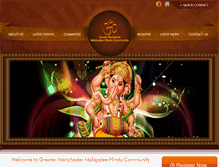 Tablet Screenshot of hindumanchestermalayalee.org